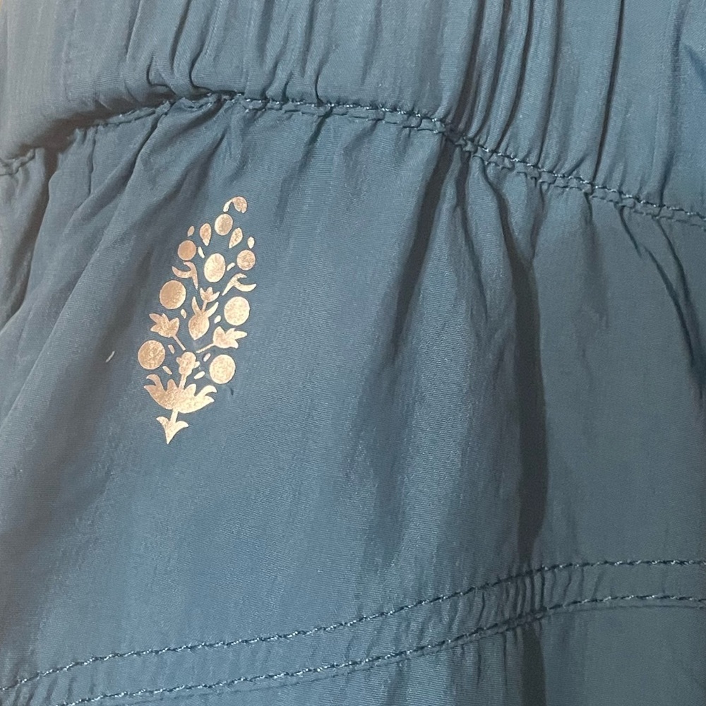 Free People Movement Noiseless Back On Trek Romper $108 Sz XS Blue Teal - Picture 8 of 13